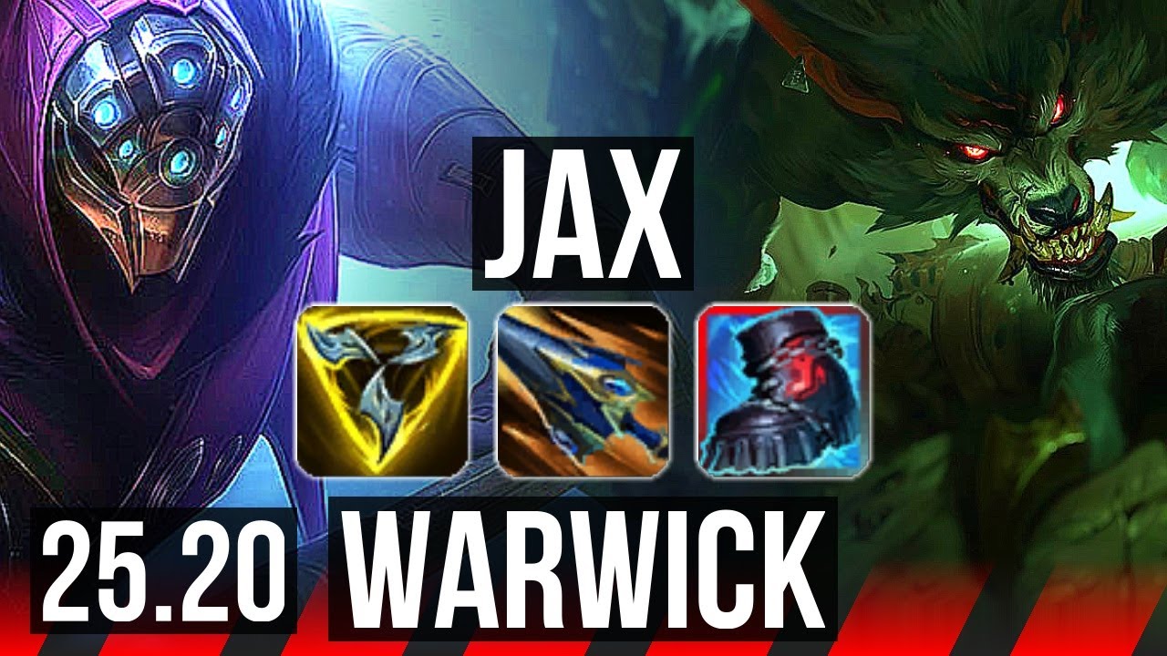JAX vs WARWICK (TOP) | 4/2/6 | KR Challenger | 25.20