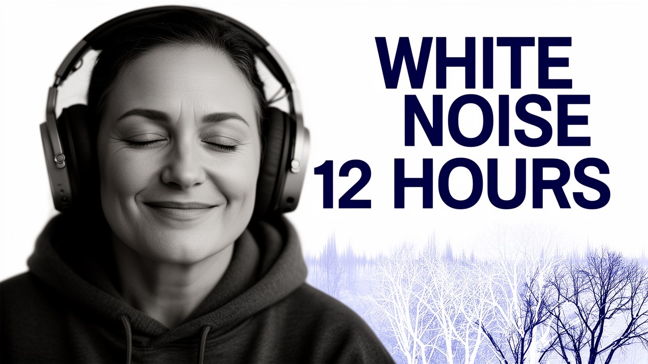 White Noise 12 Hours | Black Screen | Deep Sleep & Focus