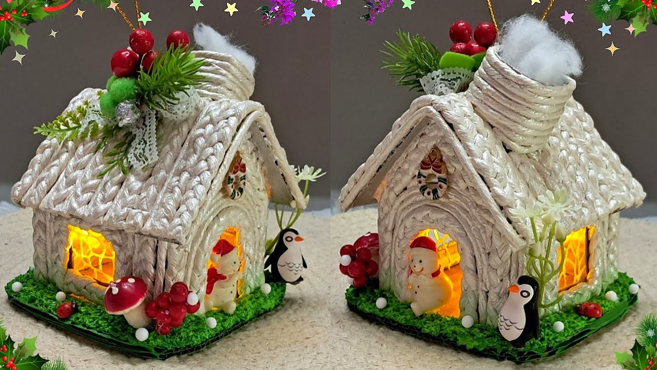 Step By Step 2 New Christmas Decoration idea from ordinary materials | DIY Christmas craft idea 06☃️