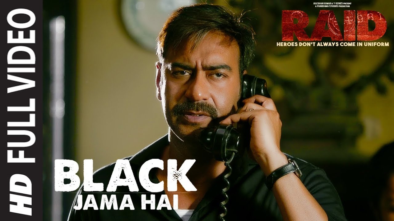 Full Video: Black Jama Hai Song | RAID | Ajay Devgn | Ileana D'Cruz | Sukhwinder S | Amit Trivedi