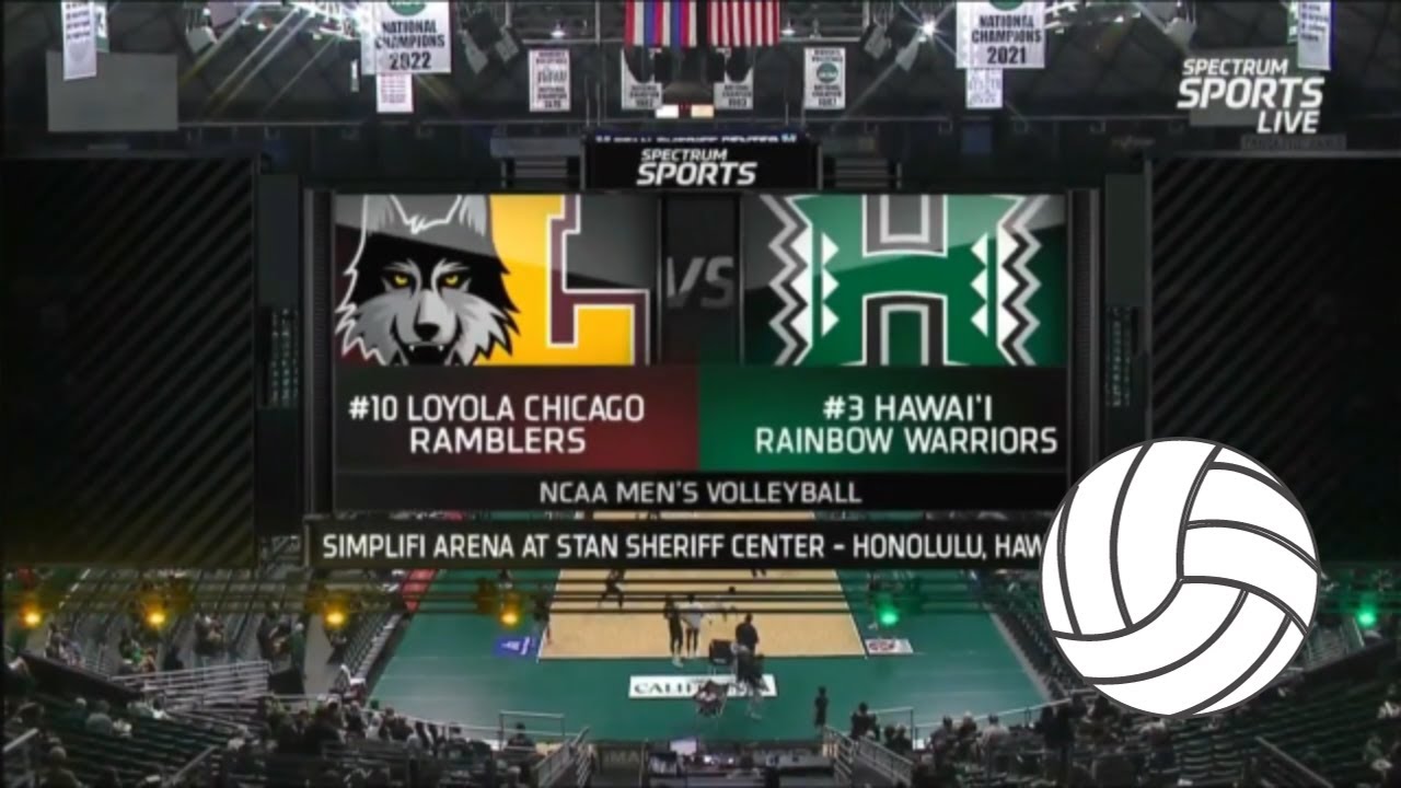 Hawaii Men's Volleyball, UH Mānoa vs Loyola Chicago, 1/3/24