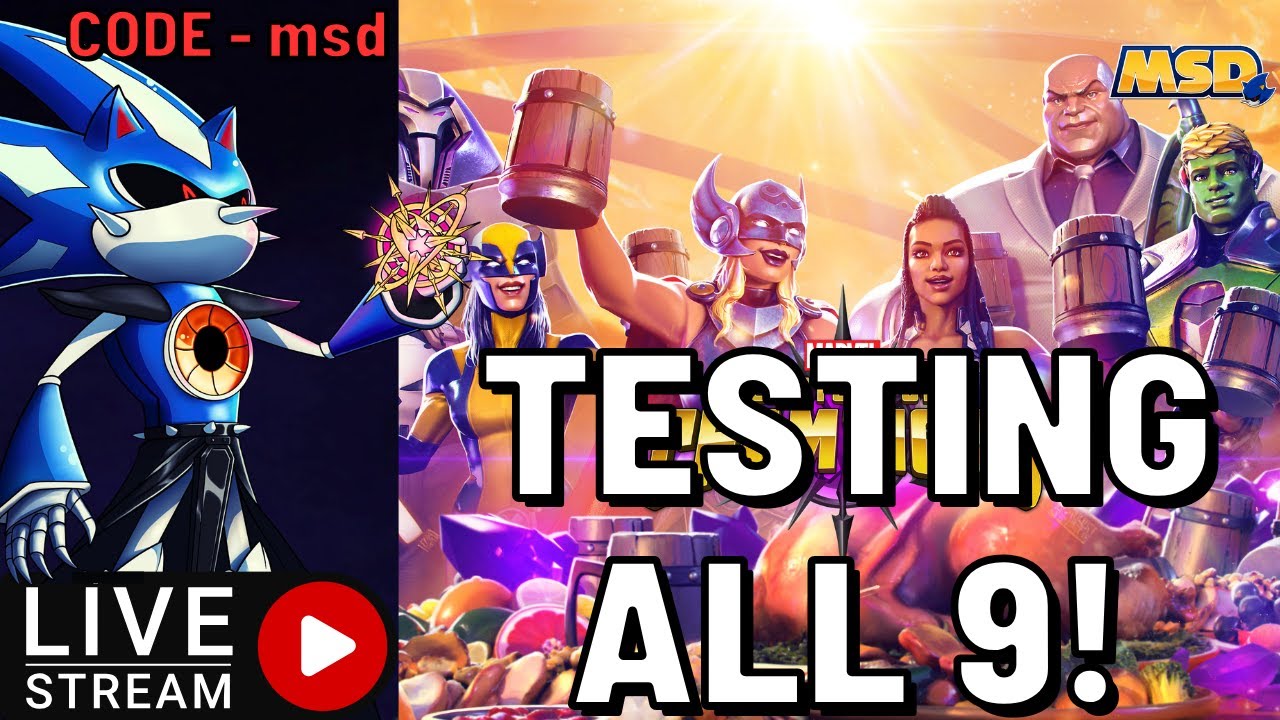 Testing All 9 Banquet Champions and More! Marvel Contest of Champions