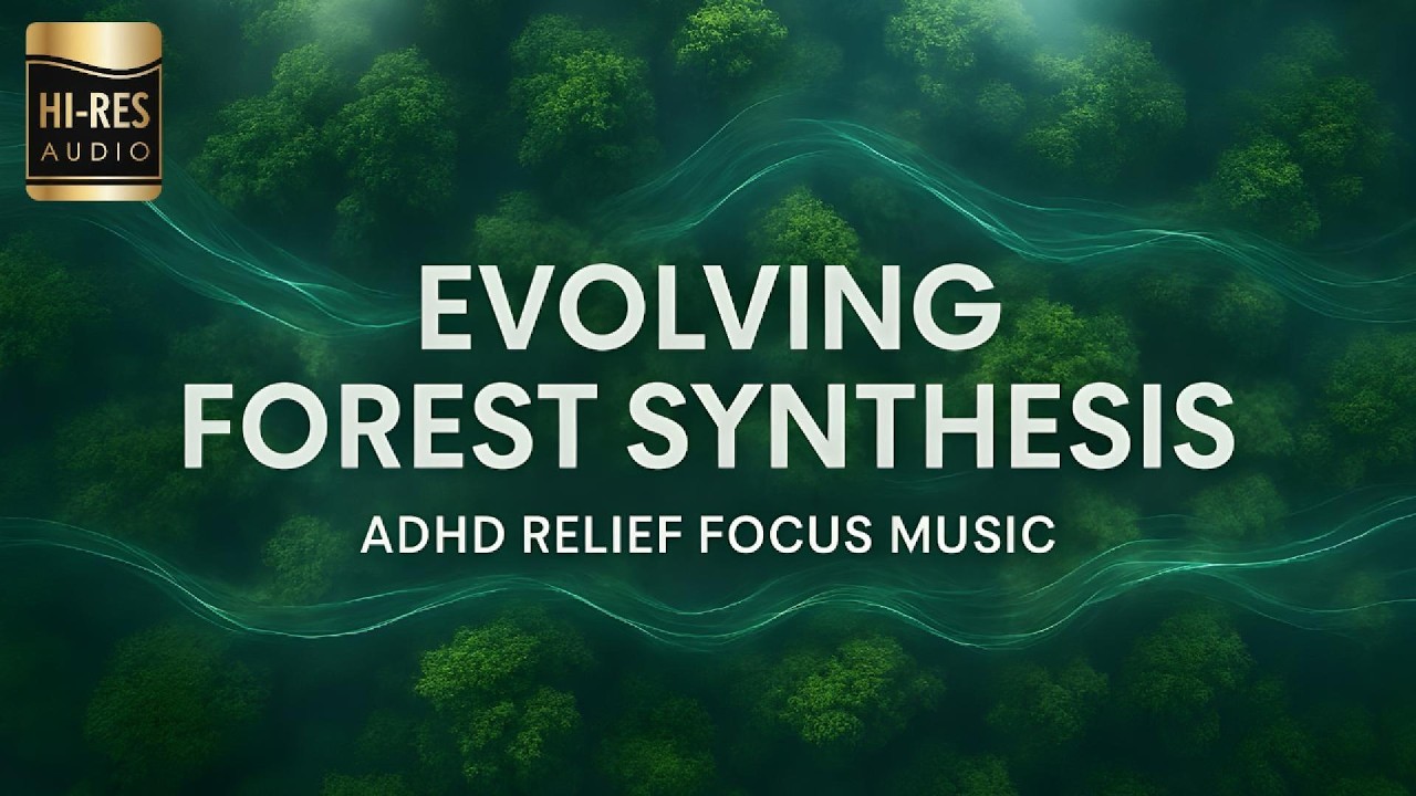 Evolving Forest Synthesis: 1 Hour of ADHD Relief Music | Boost Focus and Concentration | Study Music