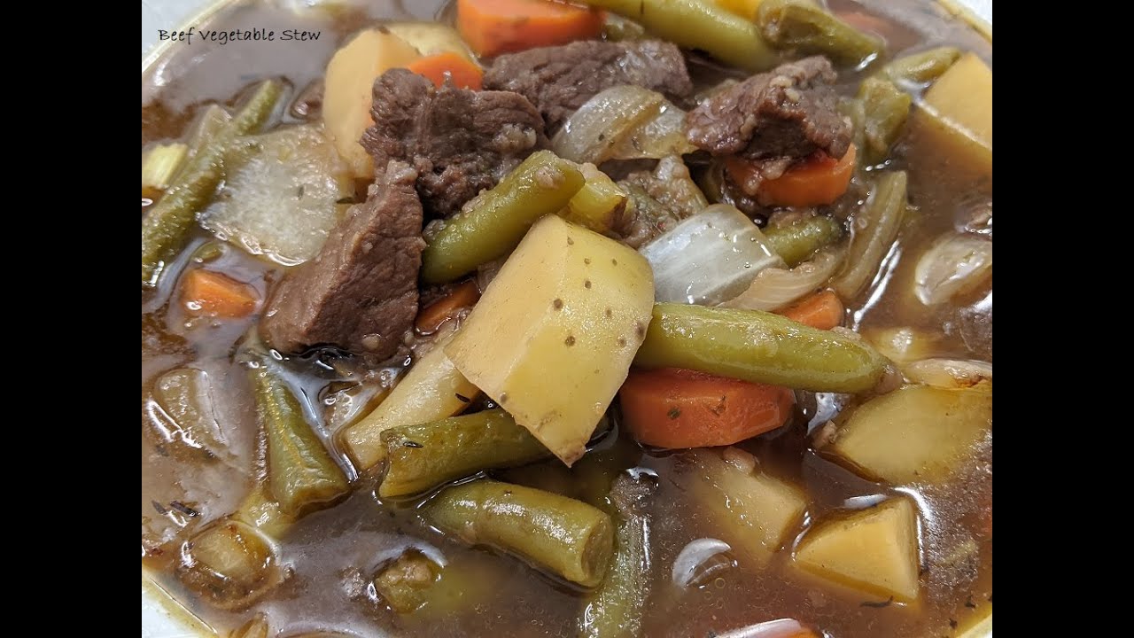 BEEF VEGETABLE STEW AIR FRYER