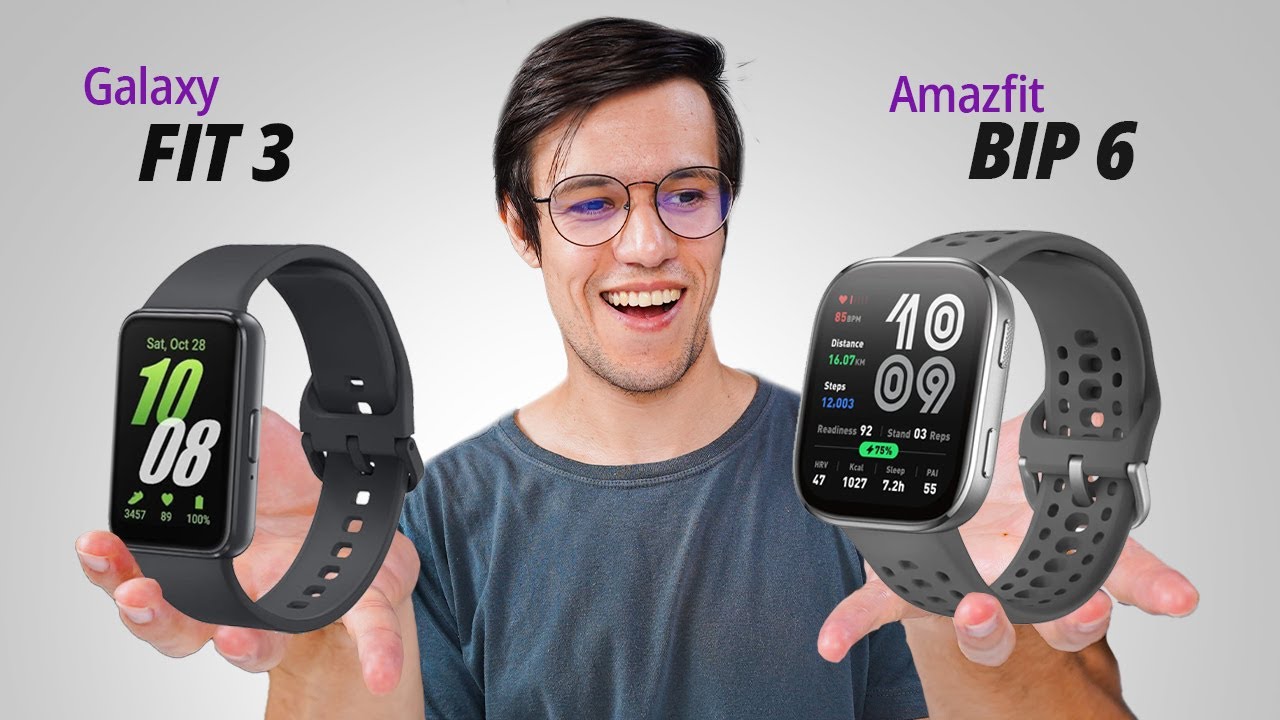 Amazfit BIP 6 vs Galaxy Fit 3 - Qual o melhor SMARTWTCH comprar em 2025? Comparativo