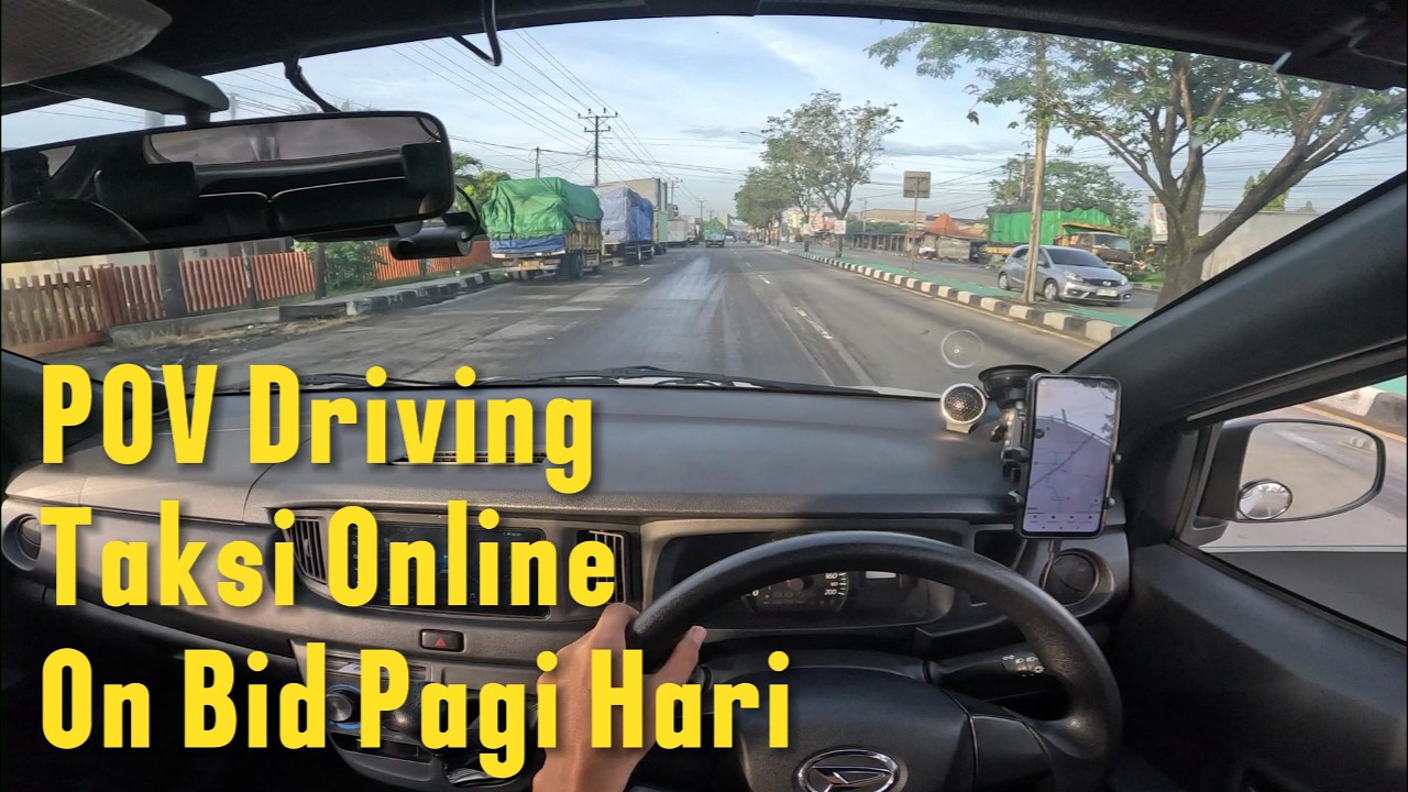 POV Driving Taxi Online Sigra Tipe D 1.0 | On Bid Pagi Hari