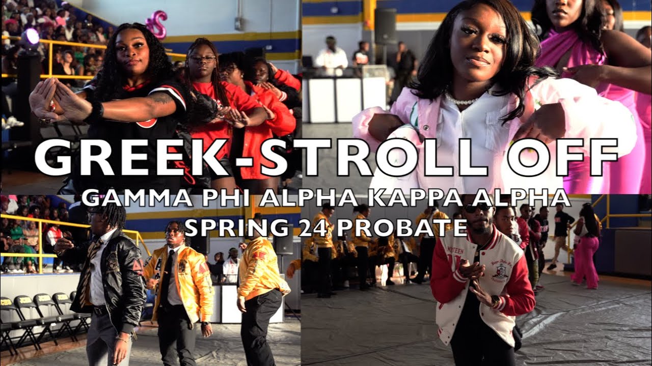 GREEKS-STROLLING| Kappas, Deltas, AKAs SGRHO, Alphas | GPHI Alpha Kappa Alpha | SPRING PROBATE 2024🔥