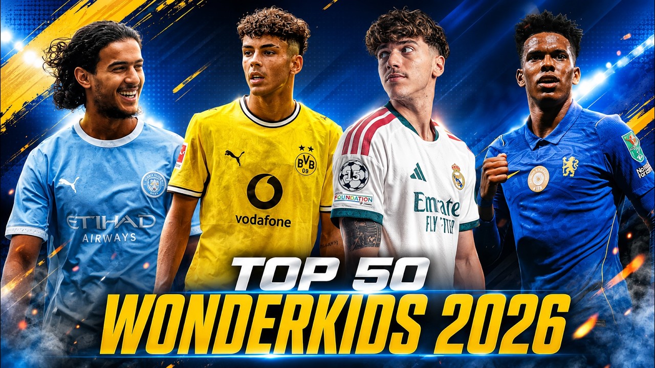 TOP 50 WONDERKIDS 2026 | Future Football Superstars You Need to Know