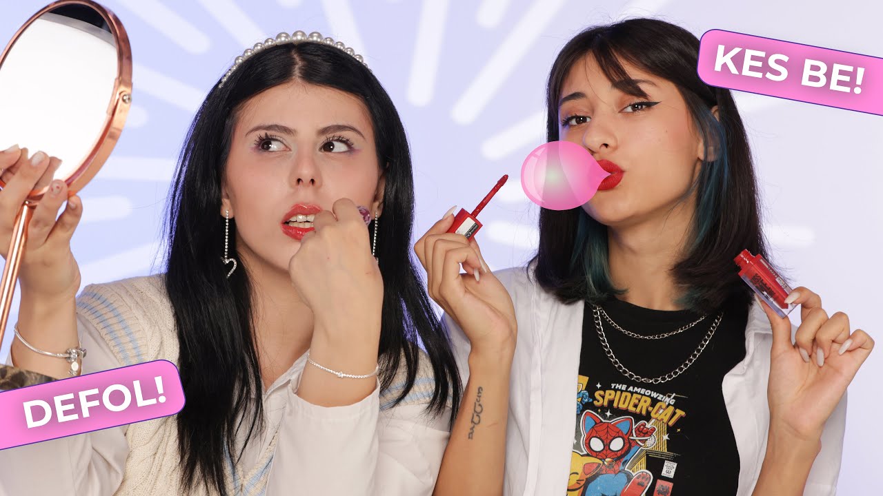 LİSELİ ZORBA KIZ MAKYAJI 💄💅 | Merve'nin Makyaj Günlüğü w/@JEY NEP