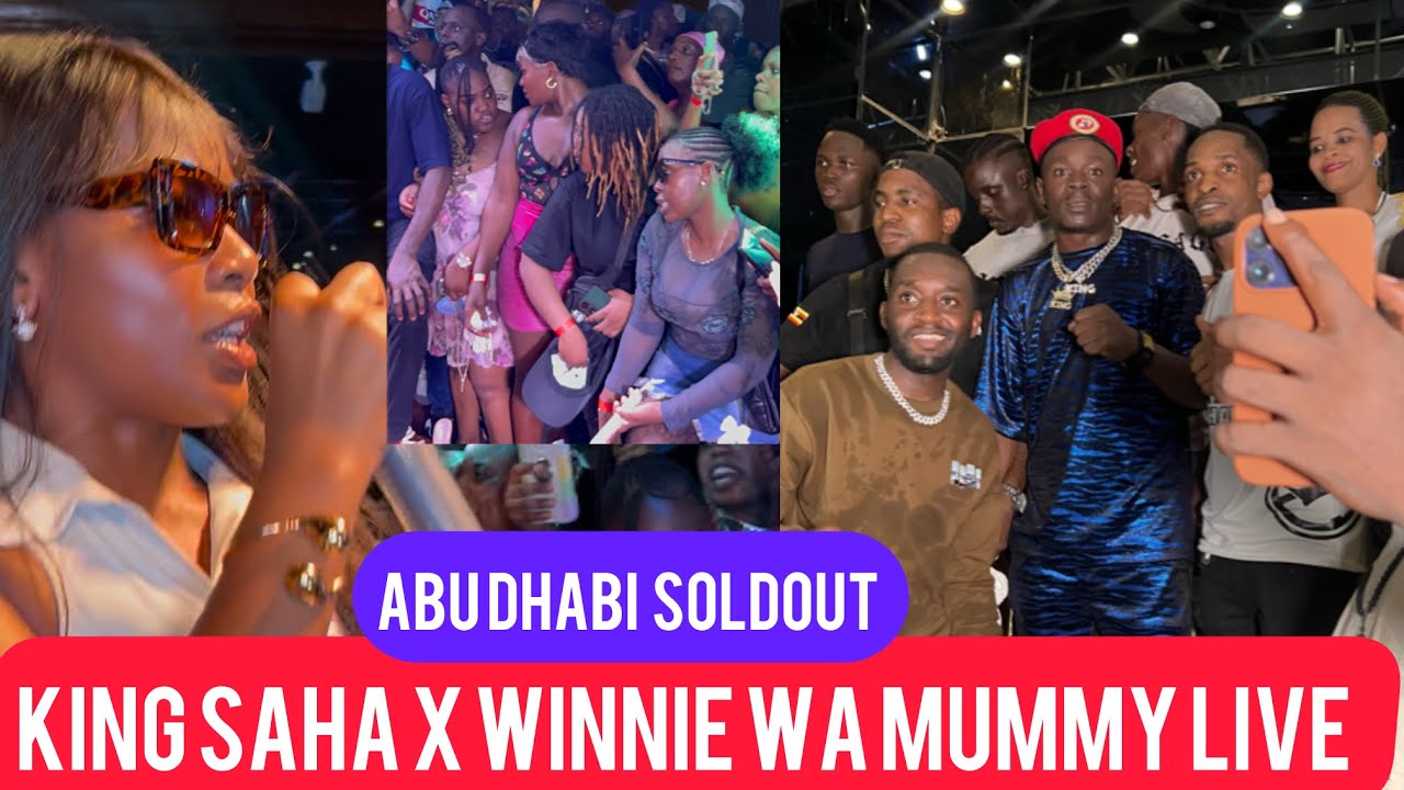 KING SAHA | WINNIE WA MUMMY SOLD OUT IN ABUDHABI 2025 FULL SHOW #hitsupug #kingsaha #bobiwine