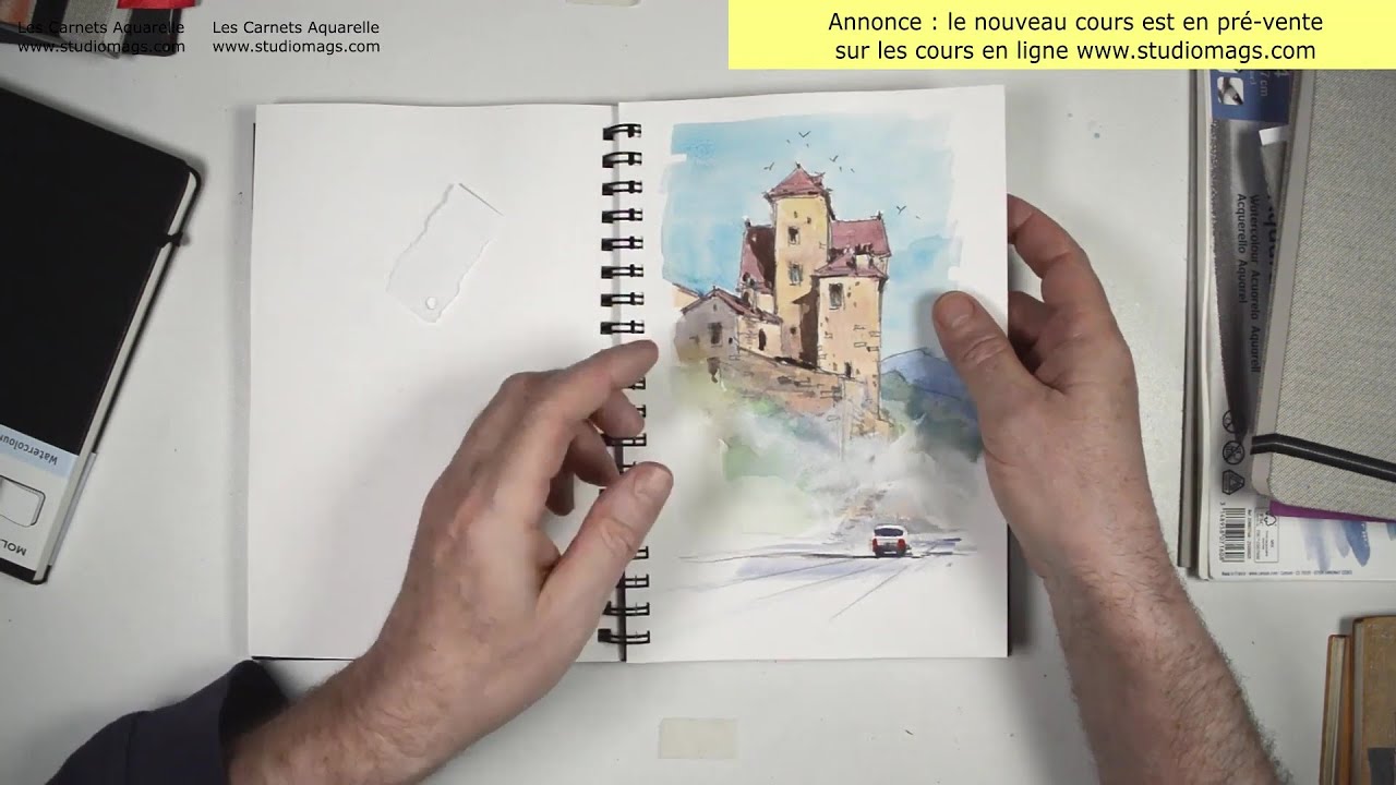 Les carnets de croquis de voyage
