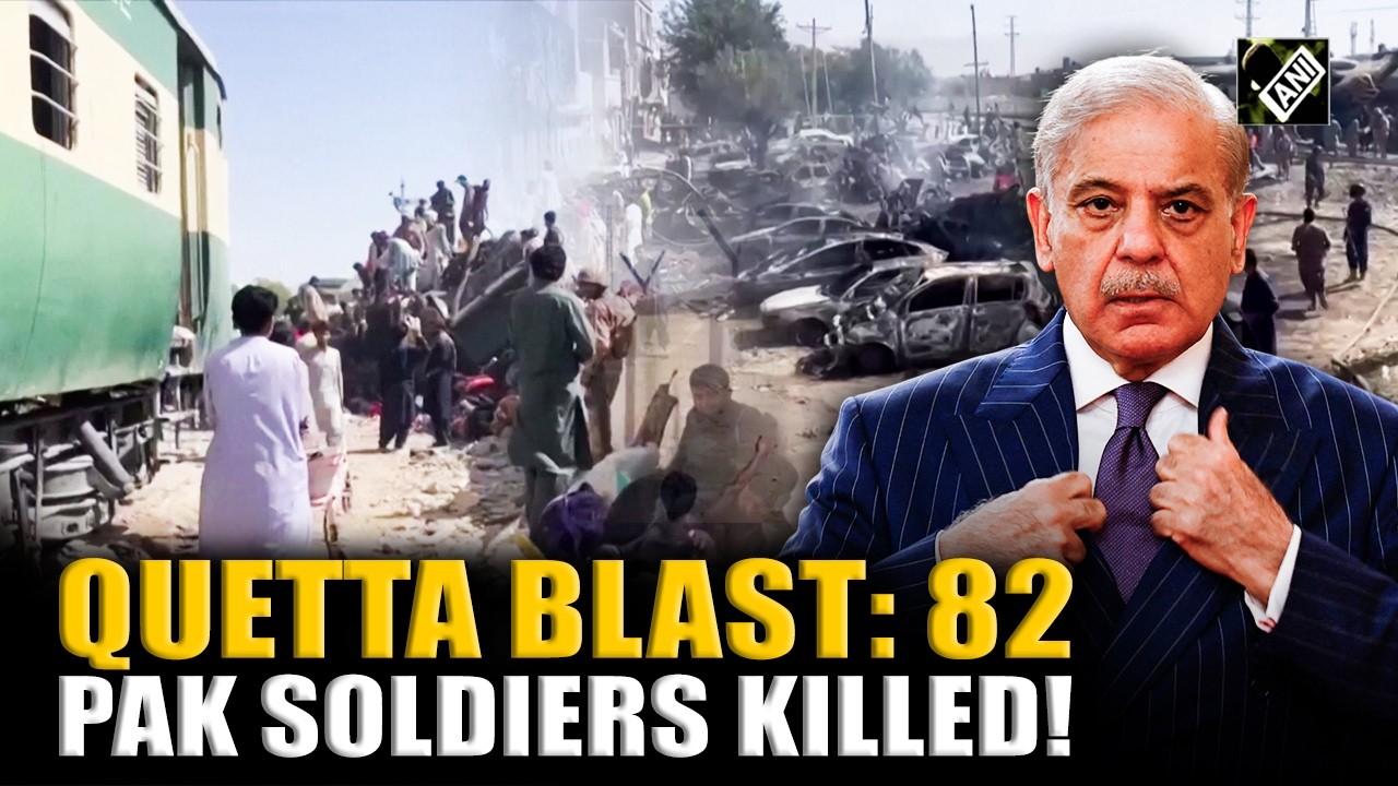 BLA takes responsibility for Suicide attack, claims 82 Pak soldiers killed in Quetta train blast