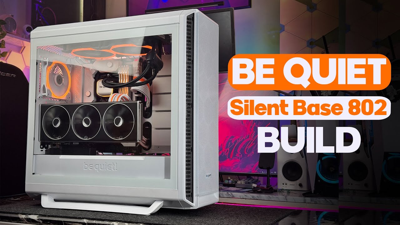 BE QUIET SILENT BASE 802 WHITE BUILD TIMELAPSE | 7900XTX | I9 12900K | RAY TECH STUDIO