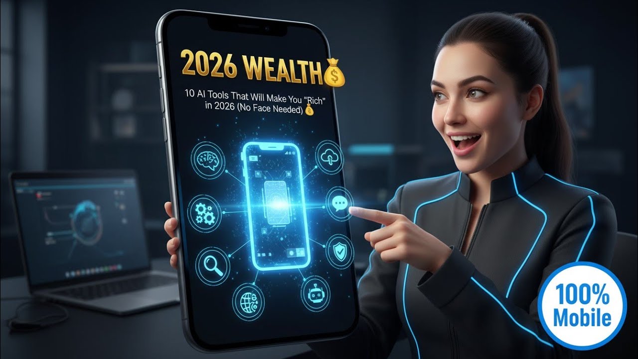 ​10 AI Tools That Will Make You "Rich" in 2026 (No Face Needed) 💰