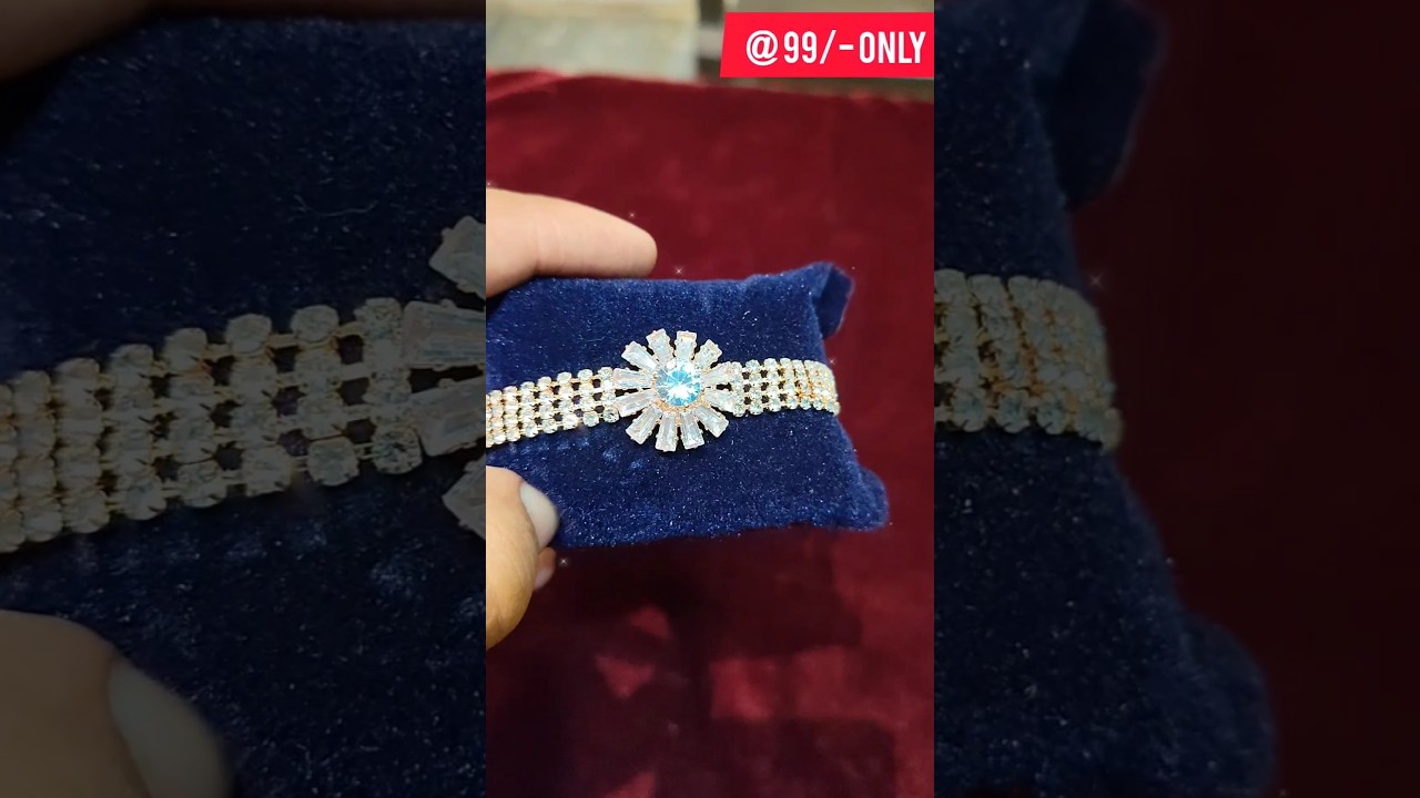 AD Bracelet @Rs99 only 🥳🎉 #Americandiamondjewellery #Bracelet #shorts #viralvideo #youtubeshorts #yt