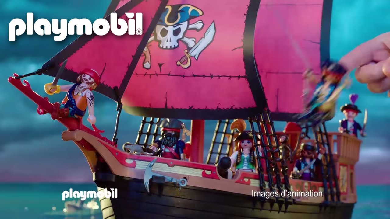 Bateau Pirates 🌋 PLAYMOBIL en Fran&ccedil;ais