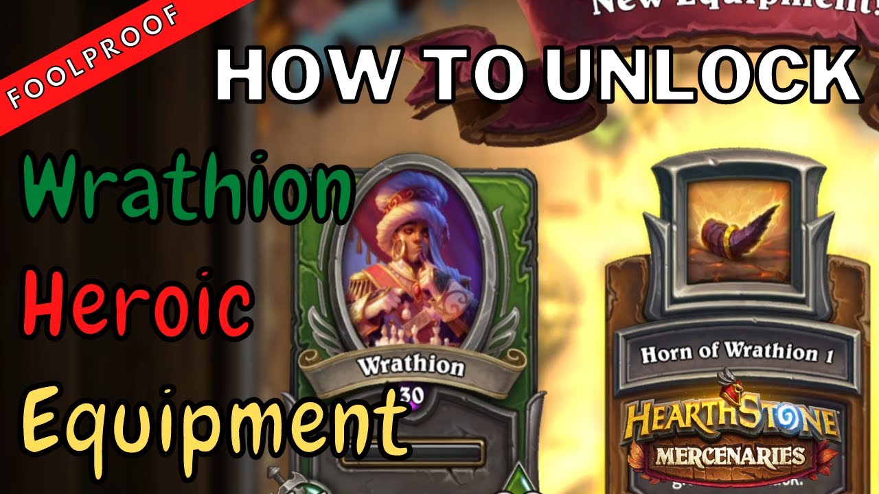FOOLPROOF! WRATHION HEROIC Equipment GUIDE (Heroic Louis Philips 5-2) - Hearthstone Mercenaries