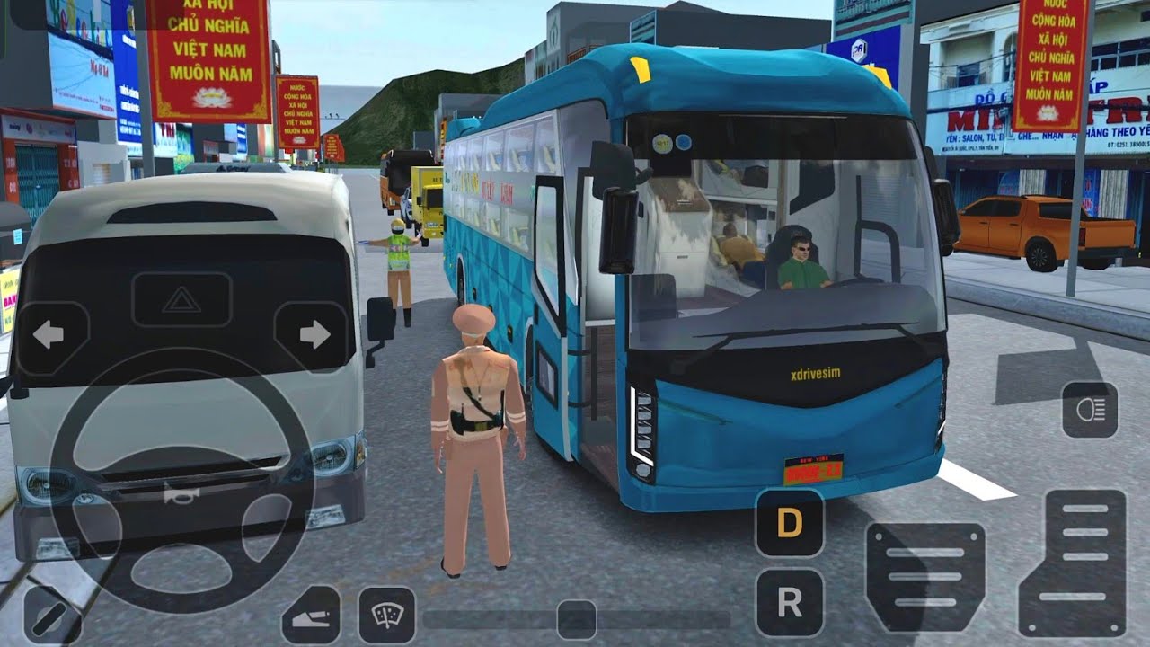 New Update! Exploring the Streets in Coach Bus Simulator Vietnam 2026  👮‍♂️