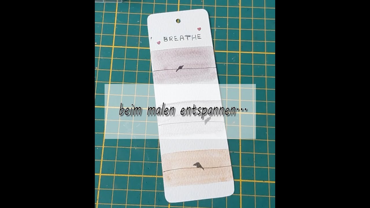 Mal mit mir - #AMSR #doodleart & #aquarellmalerei  - Bilder malen, relax with me