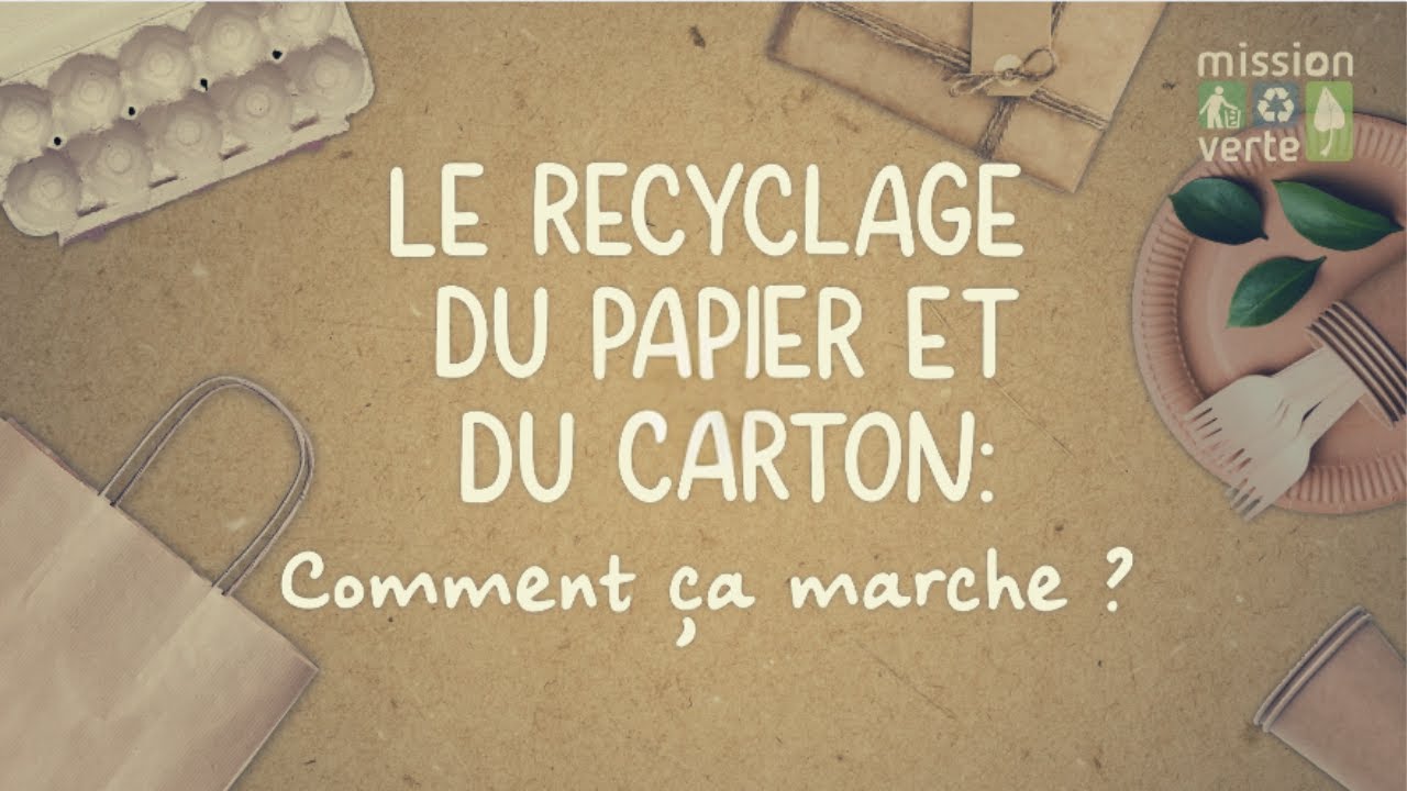 Le Recyclage Du Papier Et Du Carton - Comment &ccedil;a marche ?