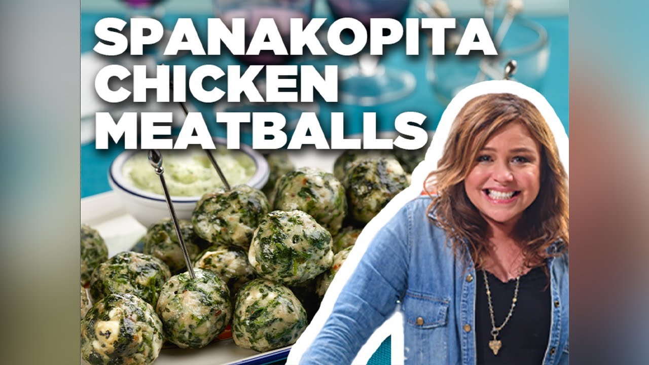 Rachael Ray's Spanikopita Chicken Meatballs | 30 Minute Meals | Food Network