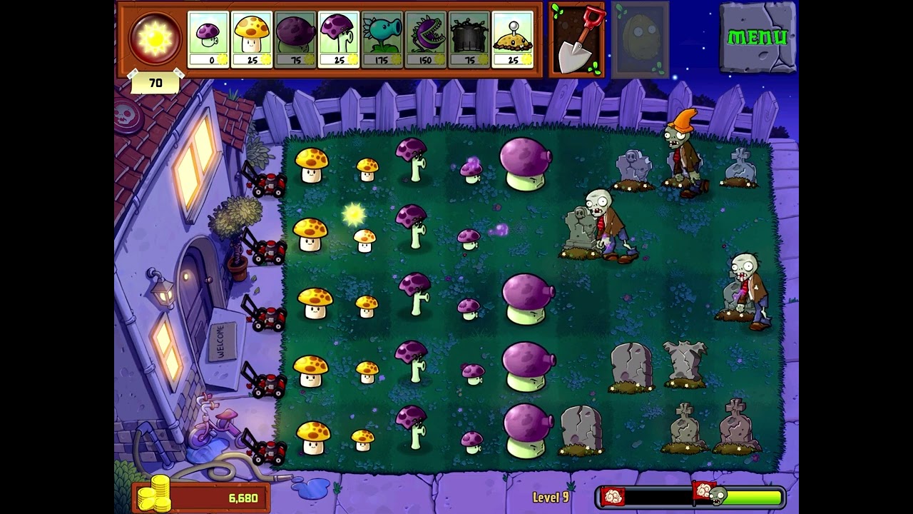 Девятая Ночь | Plants vs. Zombies HD