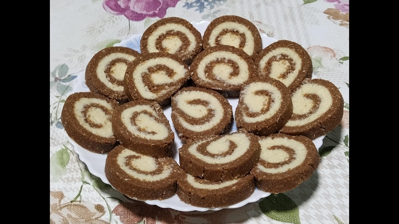 Kokos rolat - Sitni kolač bez pečenja