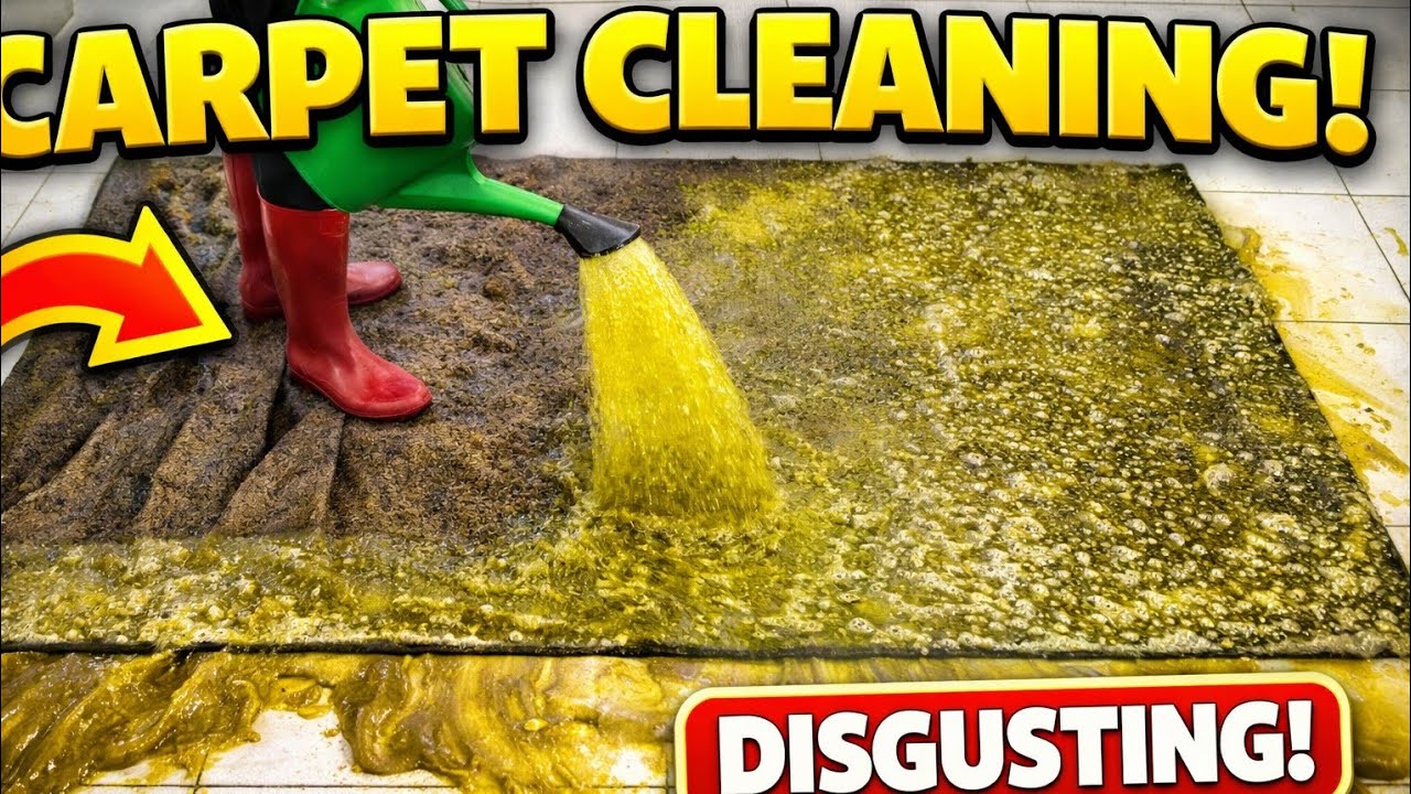 🤯 This Carpet Reacted to Water in a Weird Way!
