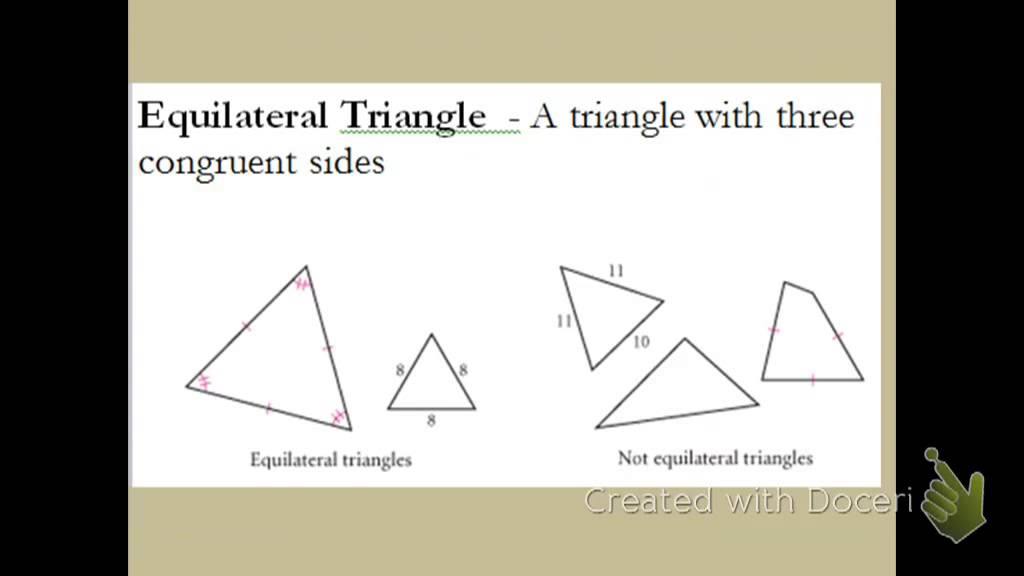 3.1 Triangle Definitions