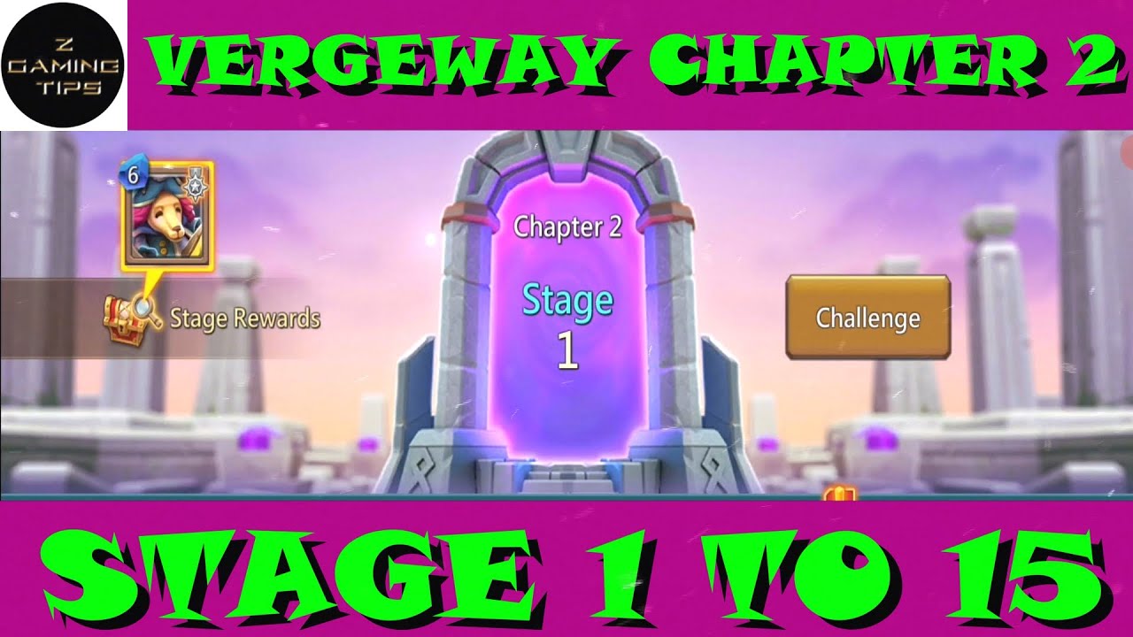 Vergeway Chapter 2 (Stage 1 to 15)