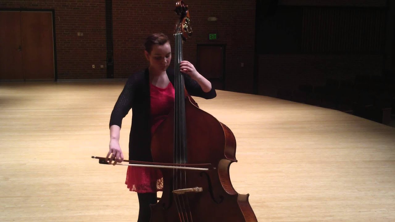 Arioso - J. S. Bach on Double Bass