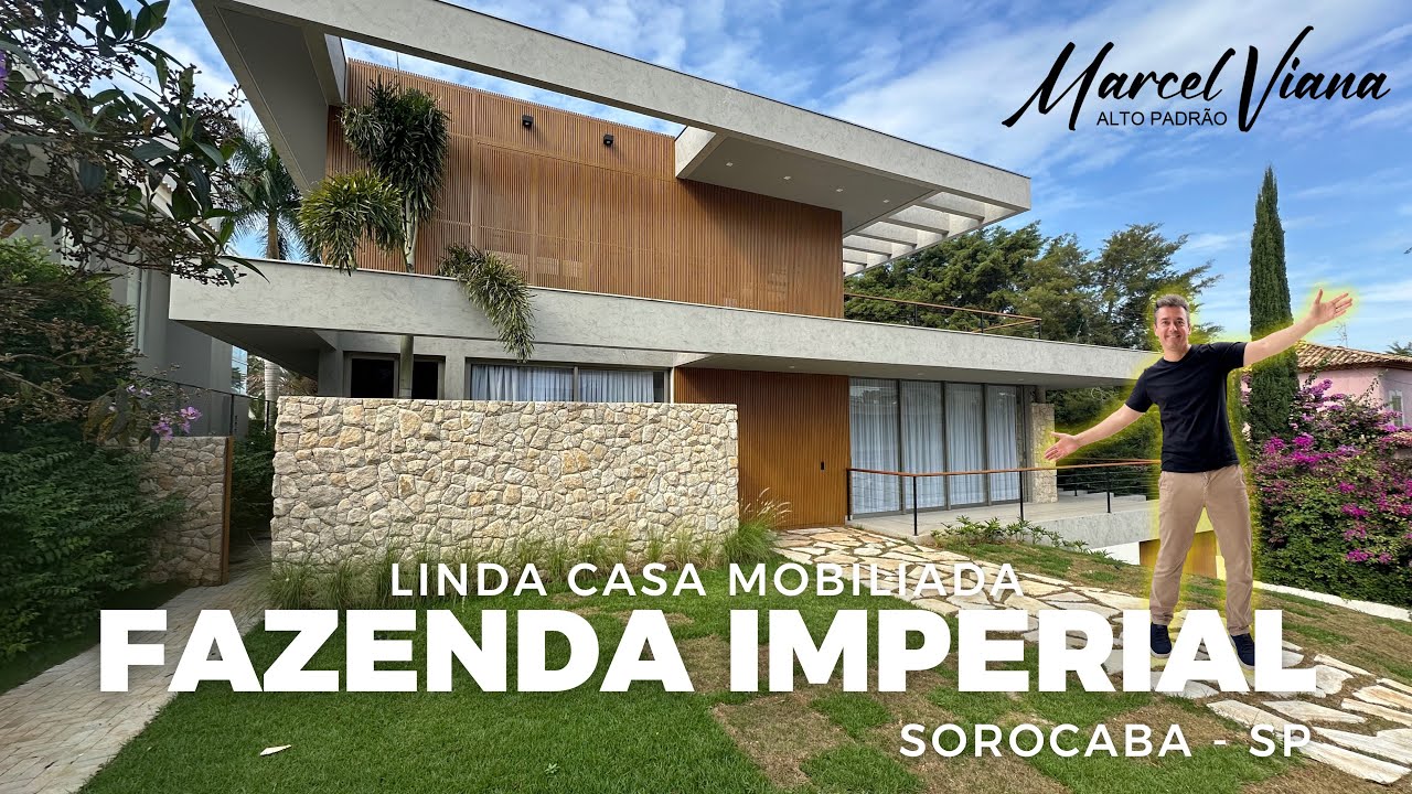 R$ 9.000.000 • CASA DE ALTÍSSIMO PADRÃO E RODEADA DE MUITO VERDE NO FAZENDA IMPERIAL SOROCABA -  SP.