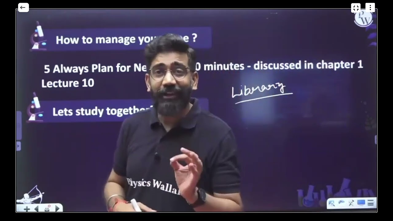 amit mahajan sir why to study in library | Physics Wallah | how to icrease efficiency