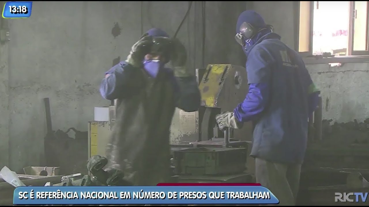 Santa Catarina é referência nacional em número de presos que trabalham