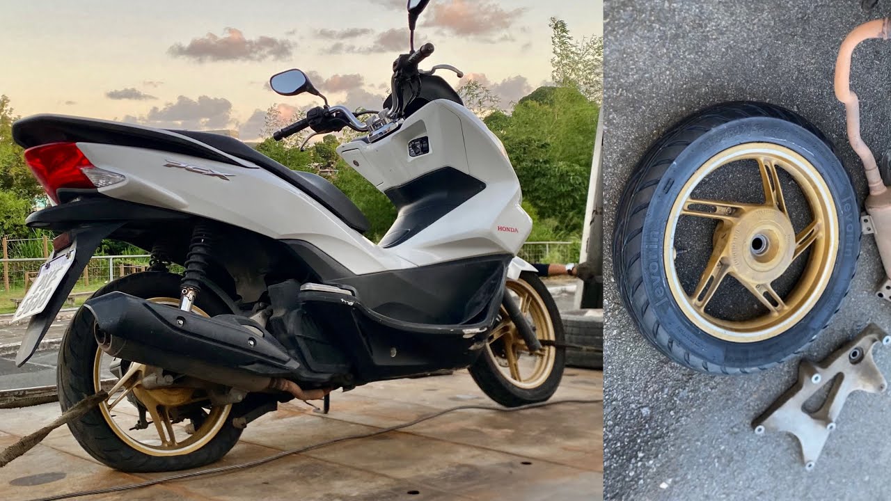 COMO SOLTAR A RODA TRASEIRA DA HONDA PCX - Passo a passo!!