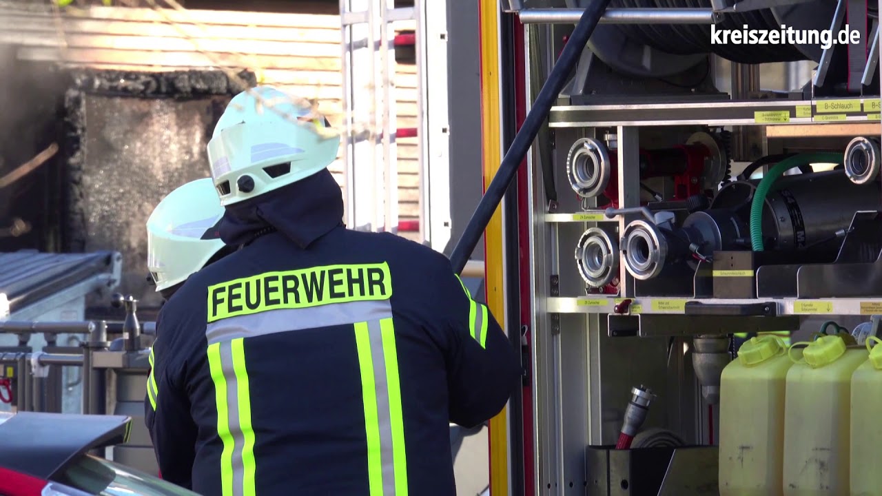 Brand bei Tischlerei in Bassum