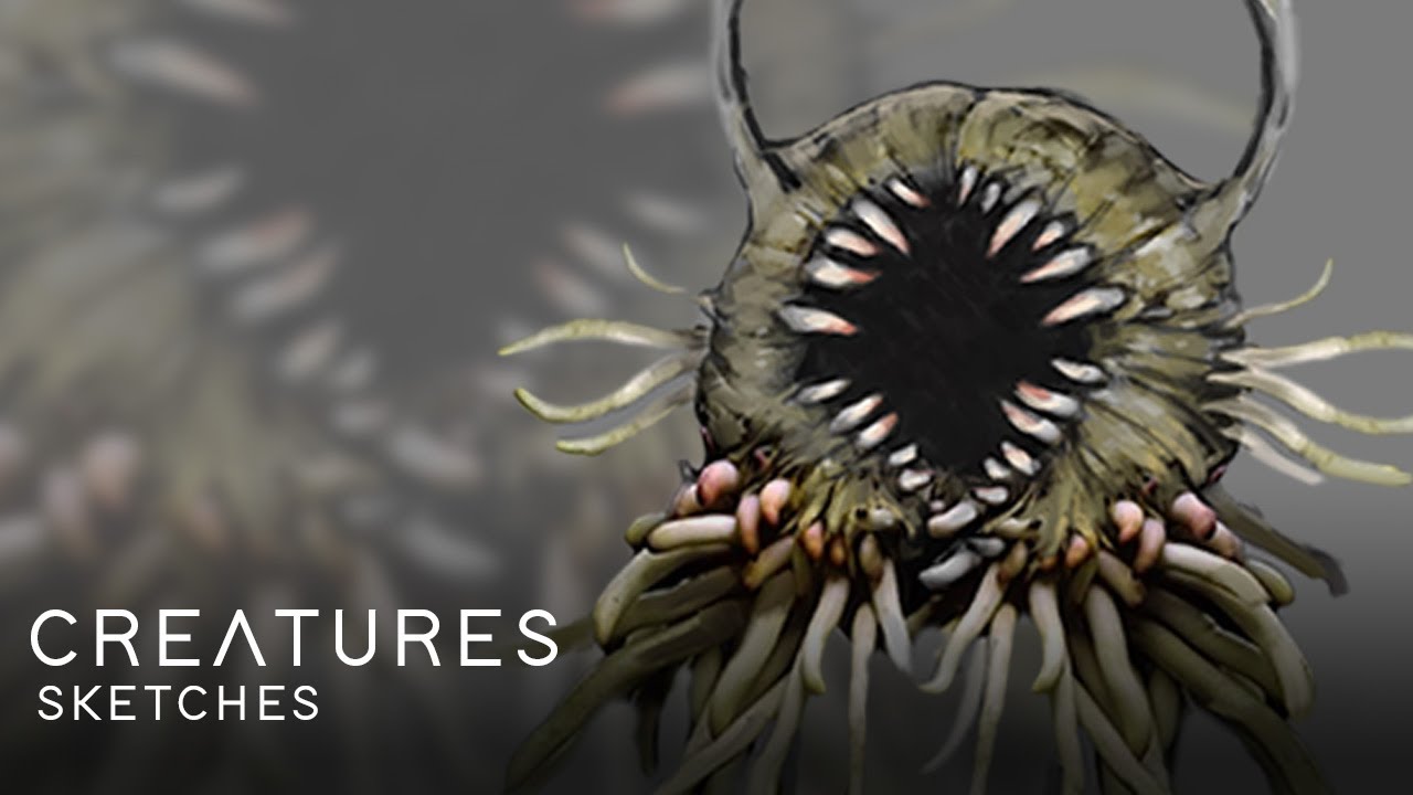 CONCEPT ART Timelapse - CREATURES SKETCHES
