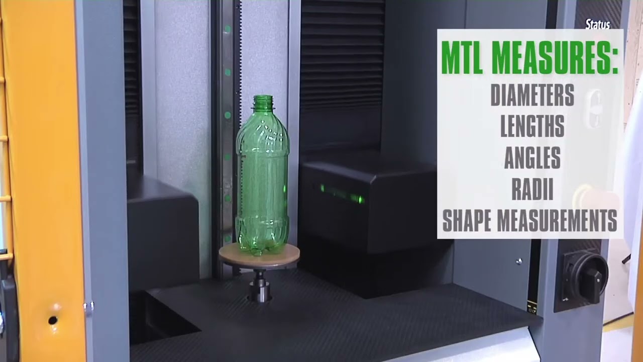 ROBOT CELL FOR MEASURING PLASTIC BOTTLES, Automated Quality Control Solution