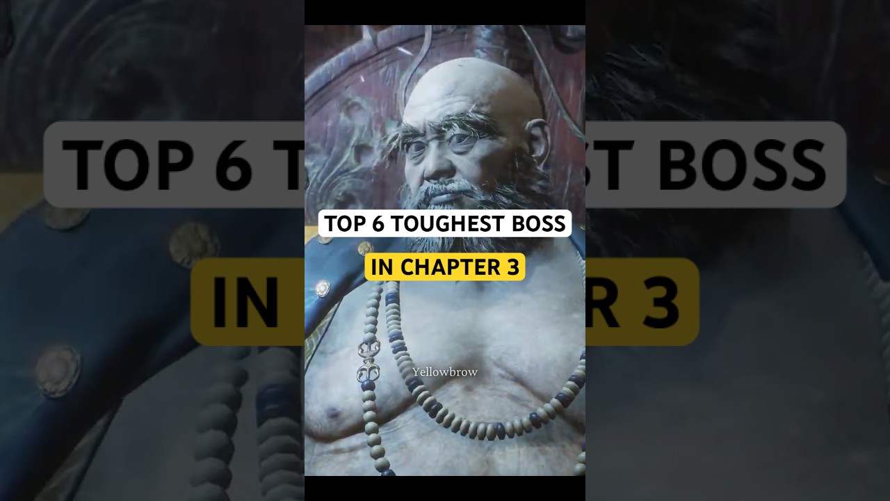 Black Myth Wukong: Top 6 Hardest Boss In Chapter 3 #blackmythwukongboss #journeytothewest #gameplay