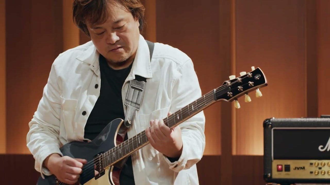 フルモデルチェンジして新しくなったREVSTAR RSP20（２ハムバッカー）をギタリスト鈴木健治さんにデモ演奏していただきました。