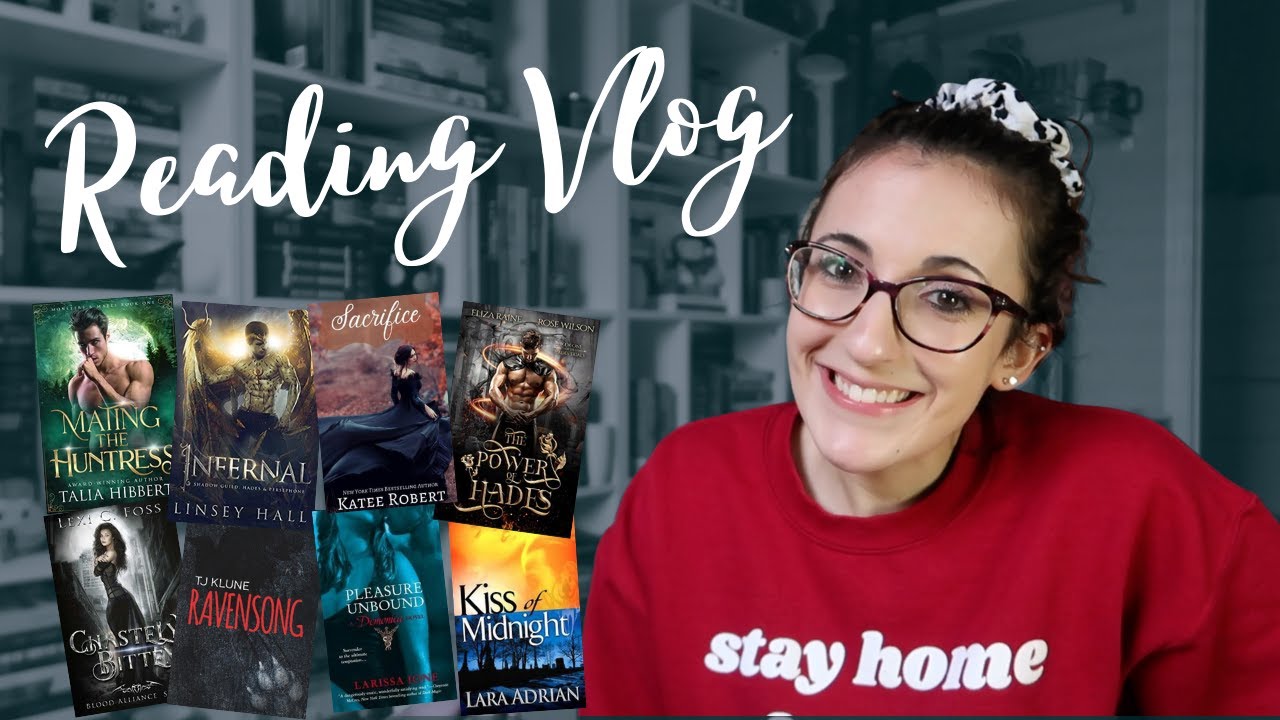 I read 7 Paranormal Romances in 7 Days | Paranormal Romance Readathon Vlog