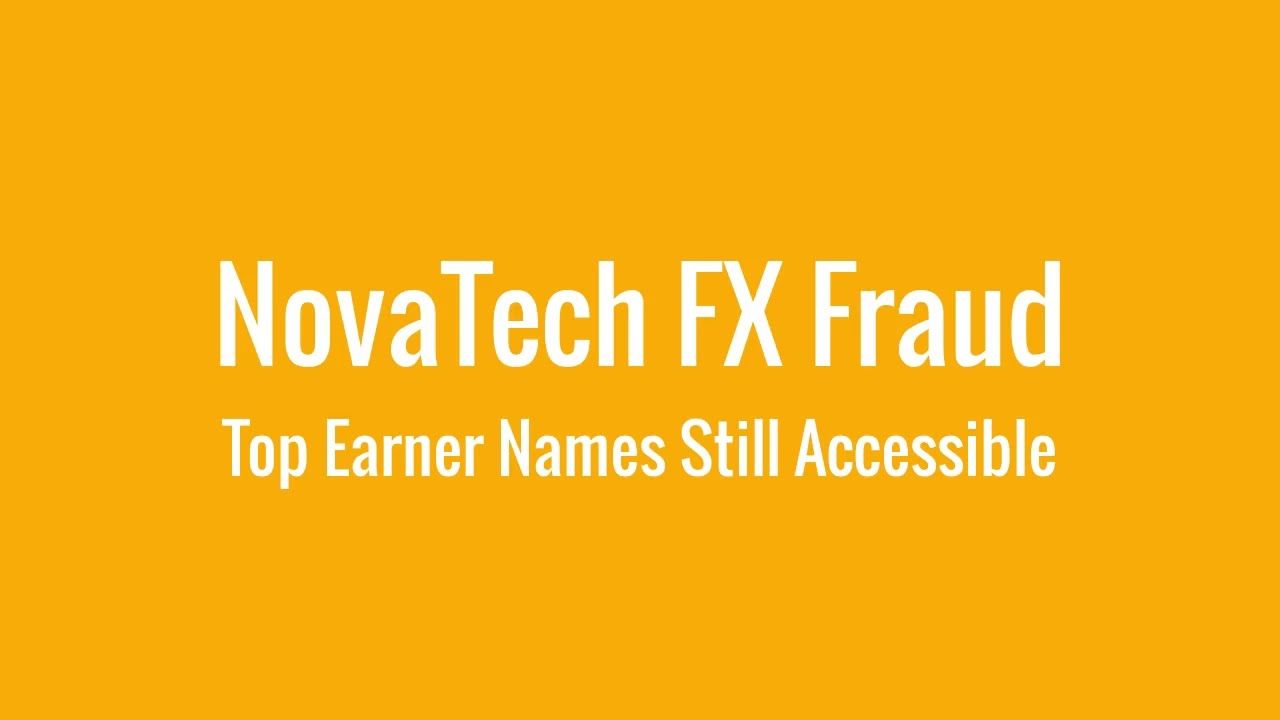 Novatechfx net winners exposed [Biggest SCAMMERS]