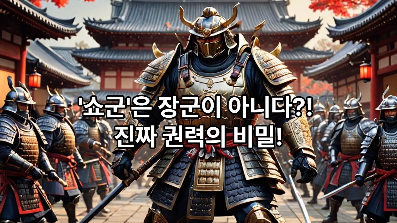 진짜 권력의 비밀! 일본의 쇼군은 장군이아니다!