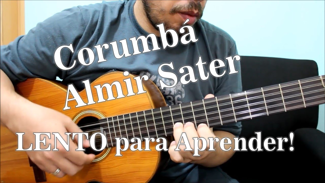 Corumbá - CD Instrumental - Almir Sater (Lento para aprender) [Viola Caipira: parte 1]