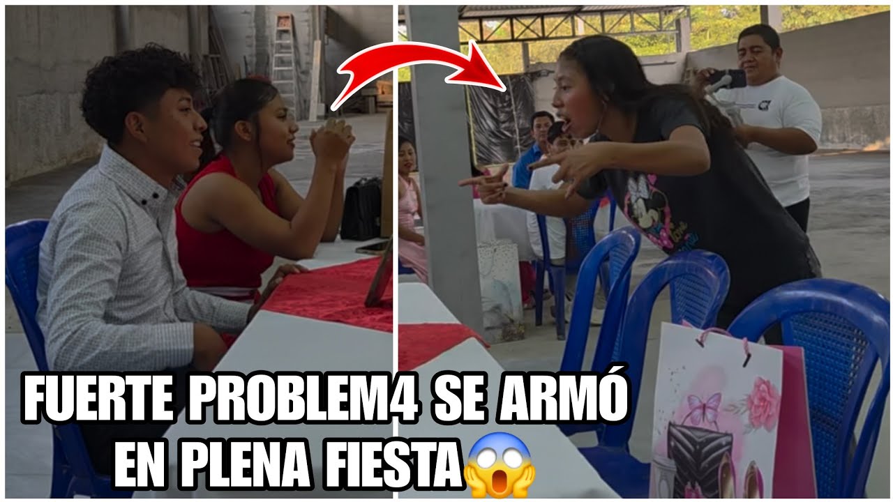 Mira el gran escandalo que hizo malena en pleno fiesta/todo termina en vrgazos😨