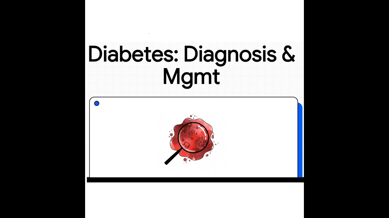 Diabetes Diagnosis & Management