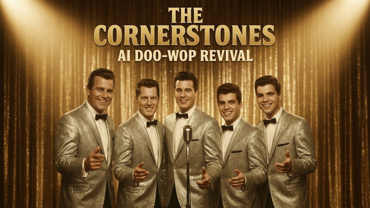 The Cornerstones &ndash; My Guiding Star 🎵 AI 60s Doo-Wop Revival, Retro Oldies