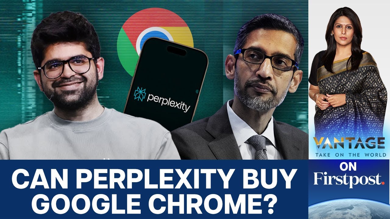 Perplexity&rsquo;s $34.5 Billion Bid for Google Chrome: Genius or Stunt? | Vantage with Palki Sharma |N18G