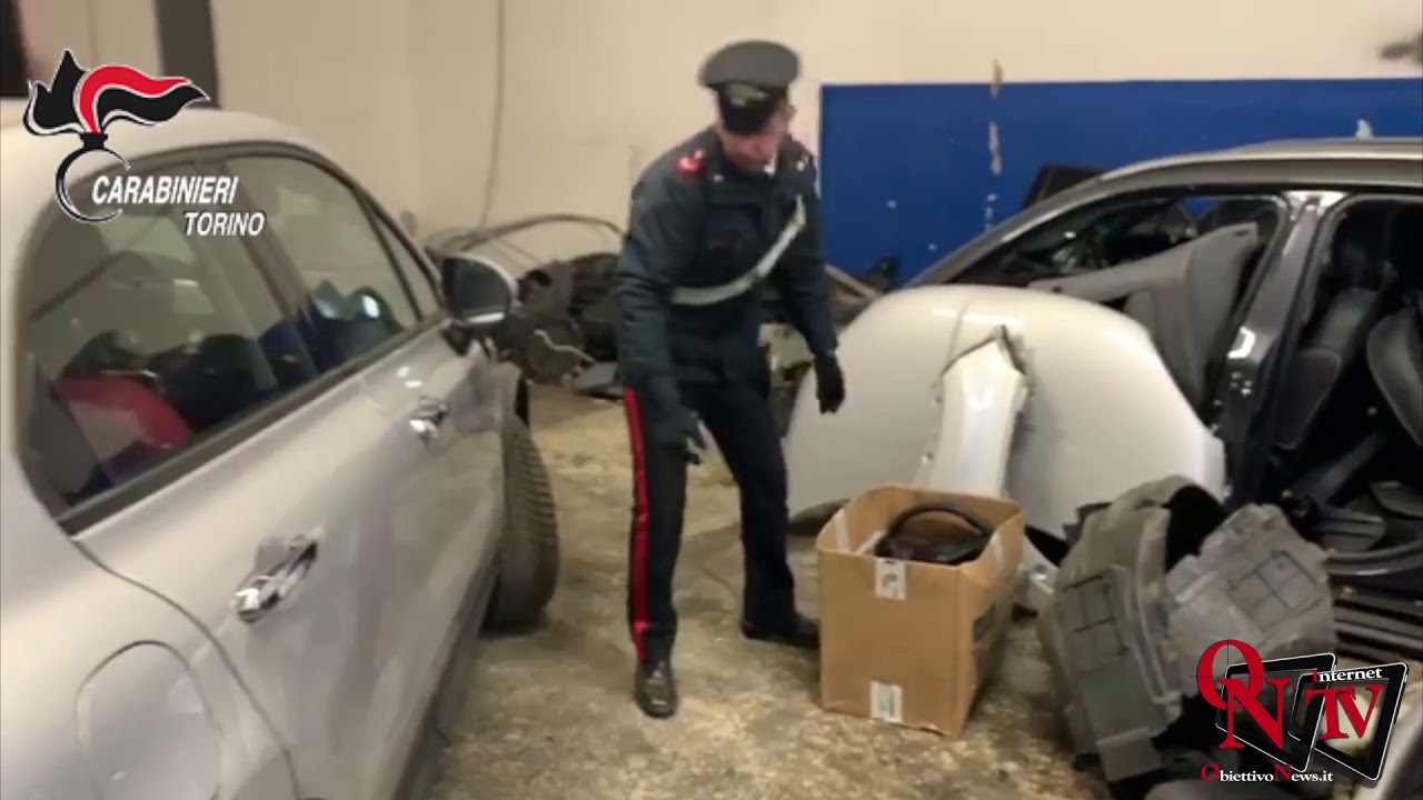 Leini - auto rubate e smontate, tre denunce
