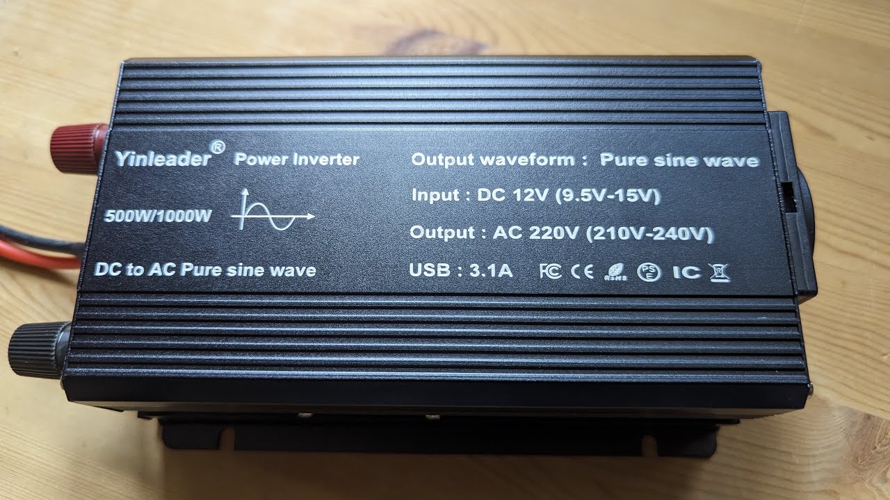 Yinleader 500 Watt  Wechselrichter  Test  =Angenehm leiser Betrieb=